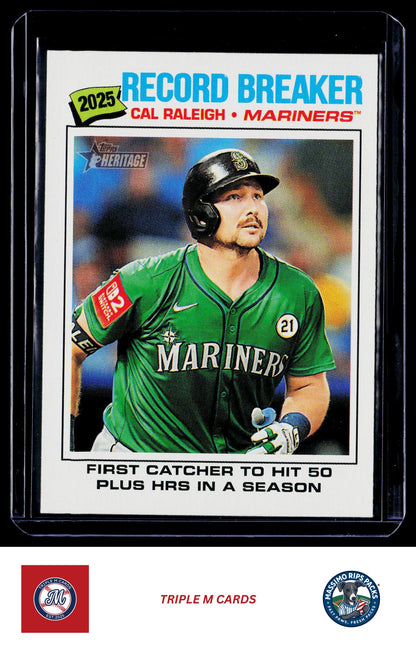 2026 Topps Heritage #231 Cal Raleigh