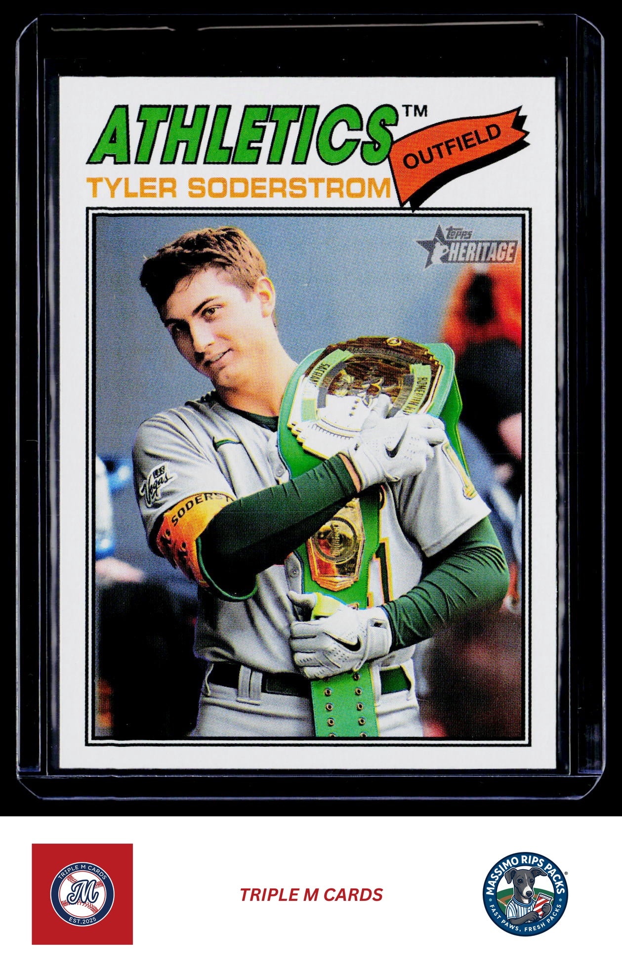2026 Topps Heritage #101 Tyler Soderstrom