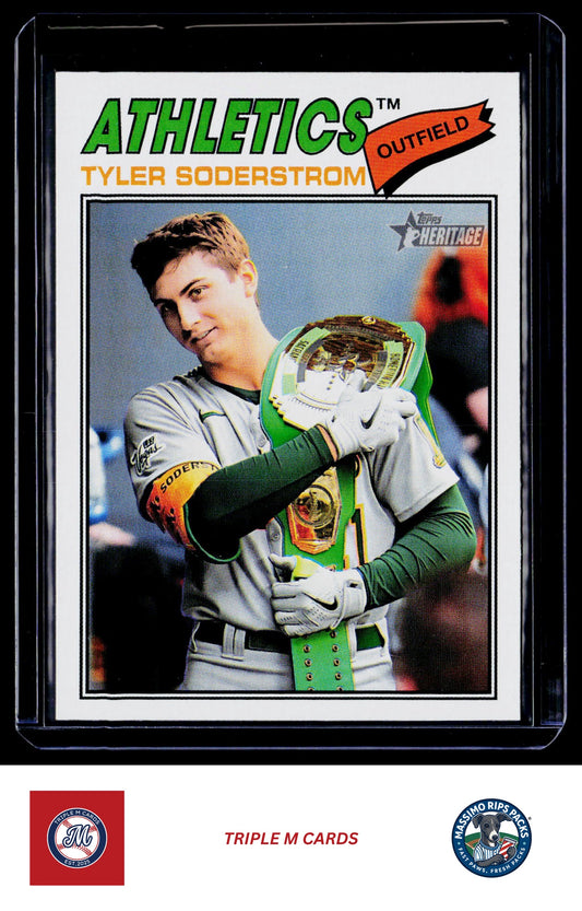 2026 Topps Heritage #101 Tyler Soderstrom