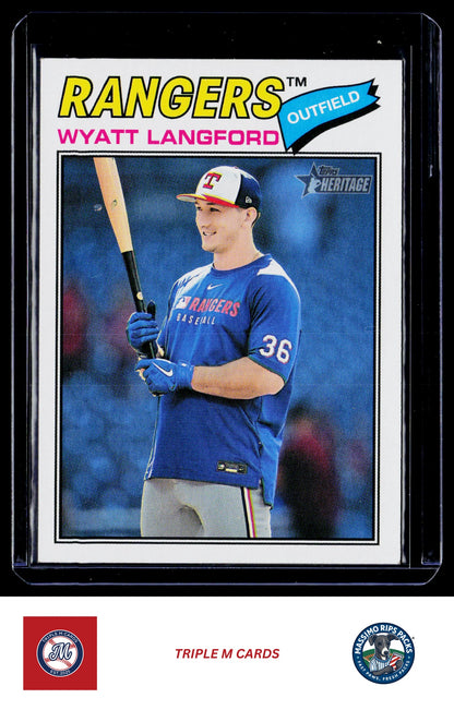 2026 Topps Heritage #340b Wyatt Langford