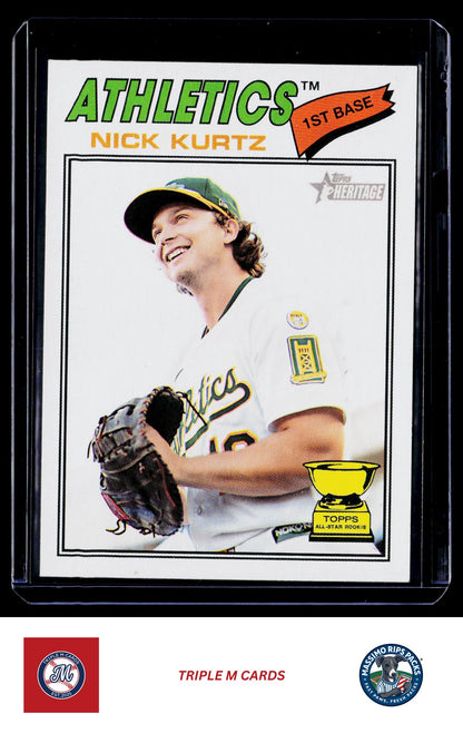 2026 Topps Heritage #275 Nick Kurtz
