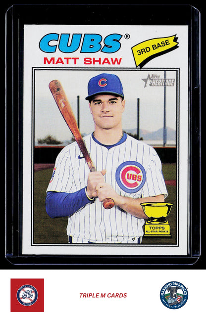 2026 Topps Heritage #299 Matt Shaw