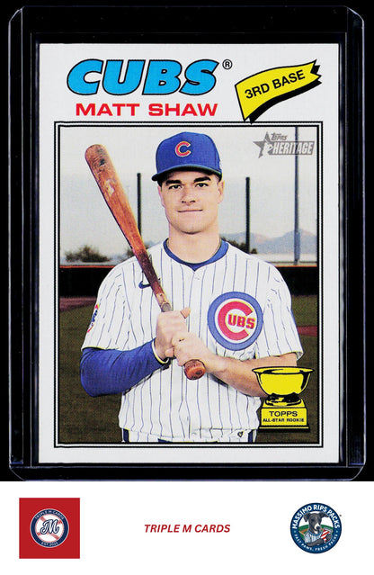 2026 Topps Heritage #299 Matt Shaw