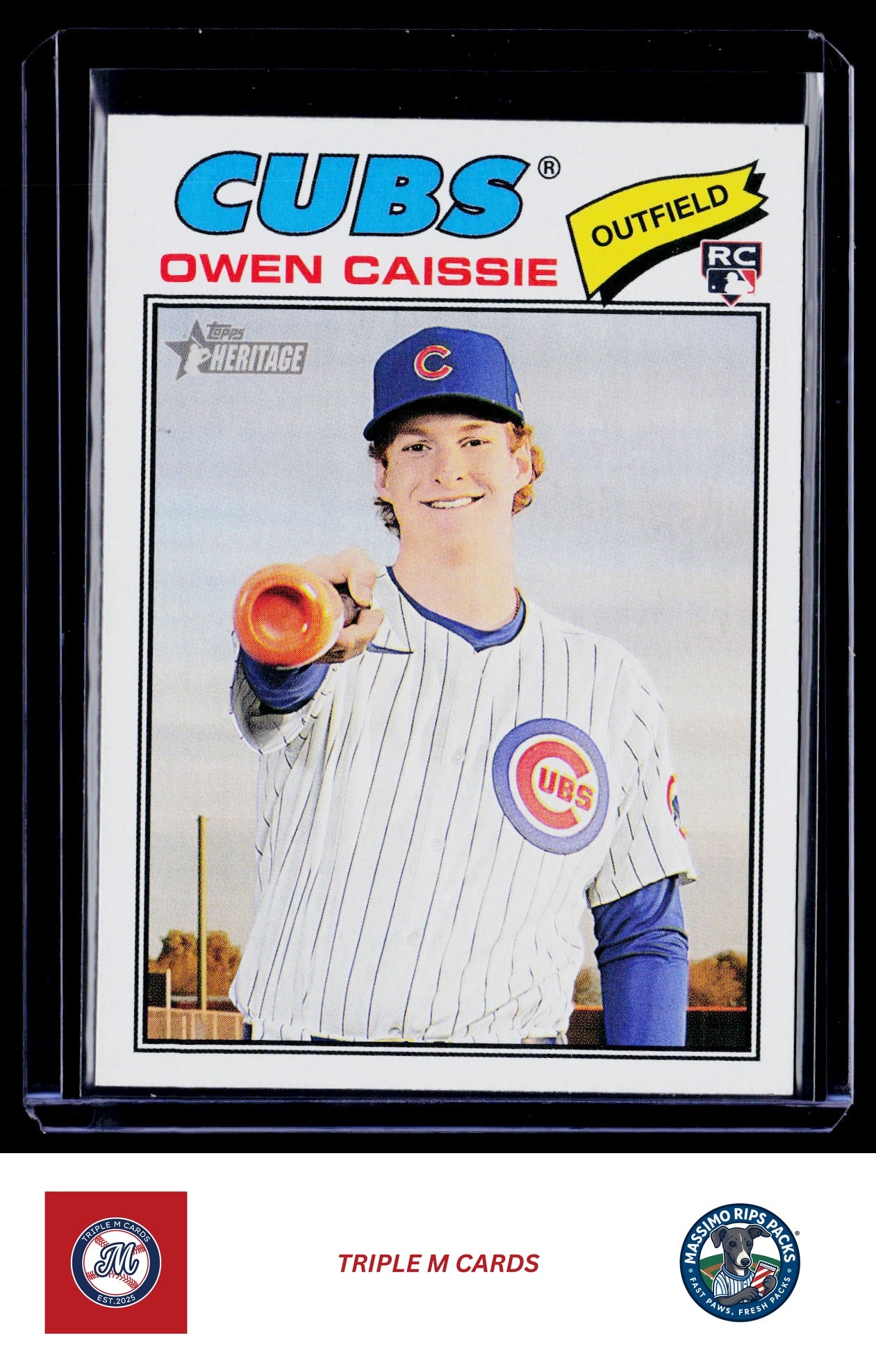 2026 Topps Heritage #88 Owen Caissie