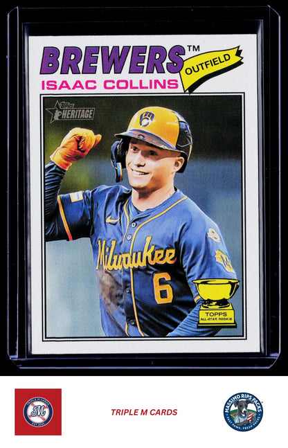 2026 Topps Heritage #102 Isaac Collins