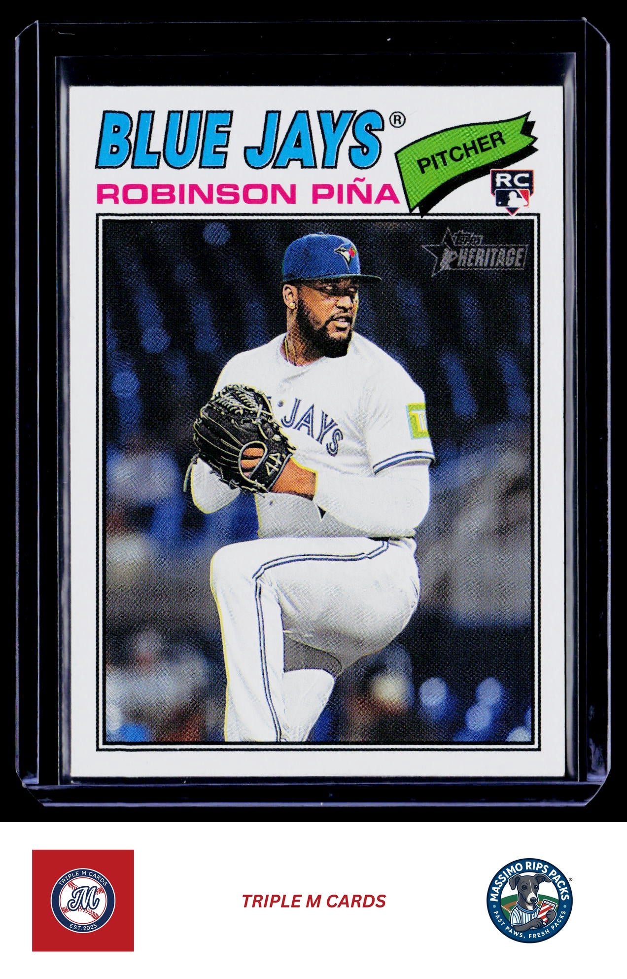 2026 Topps Heritage #315 Robinson Pina