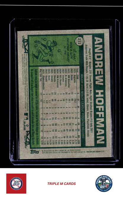 2026 Topps Heritage #211 Andrew Hoffman
