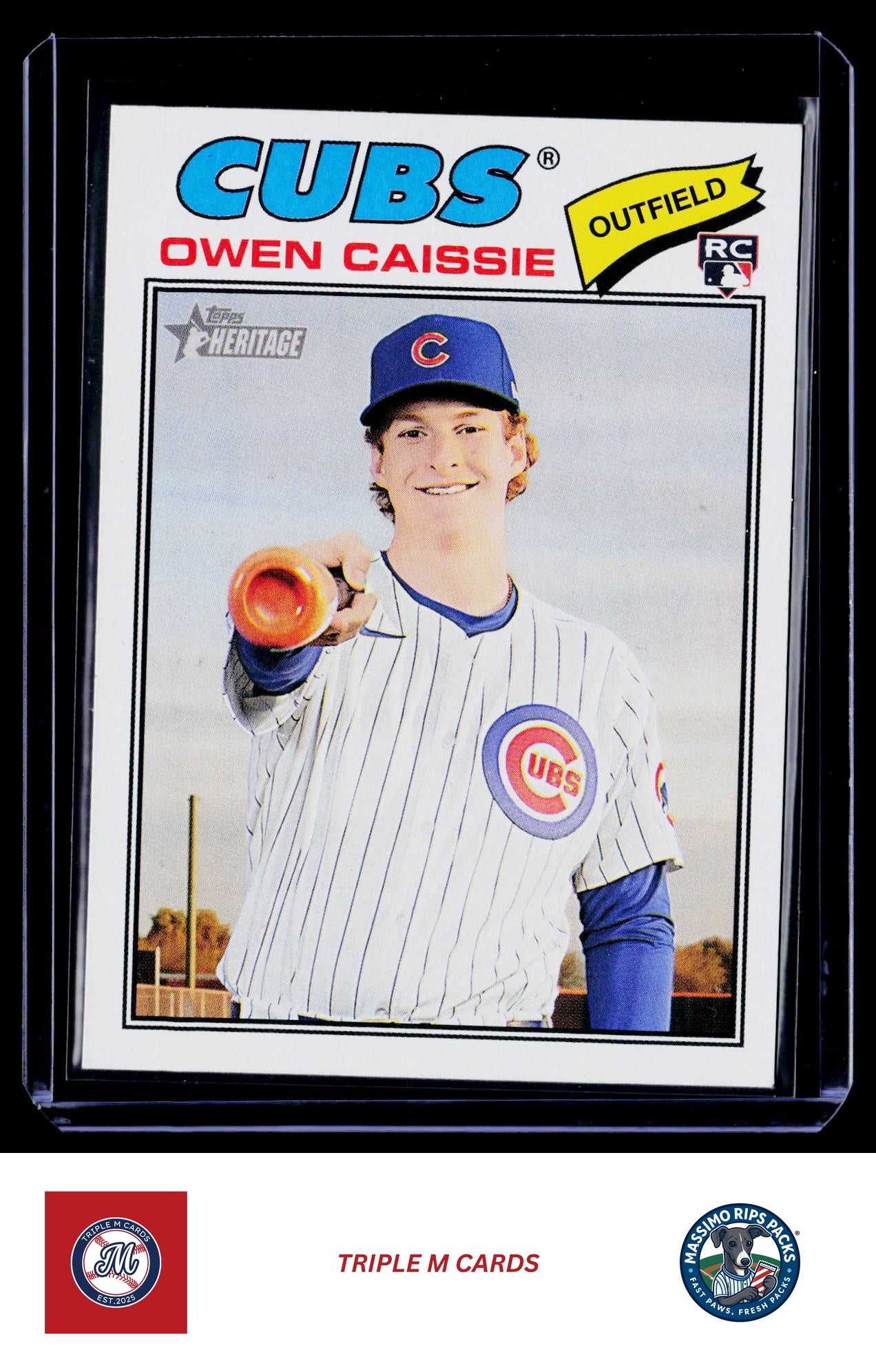 2026 Topps Heritage #88 Owen Caissie