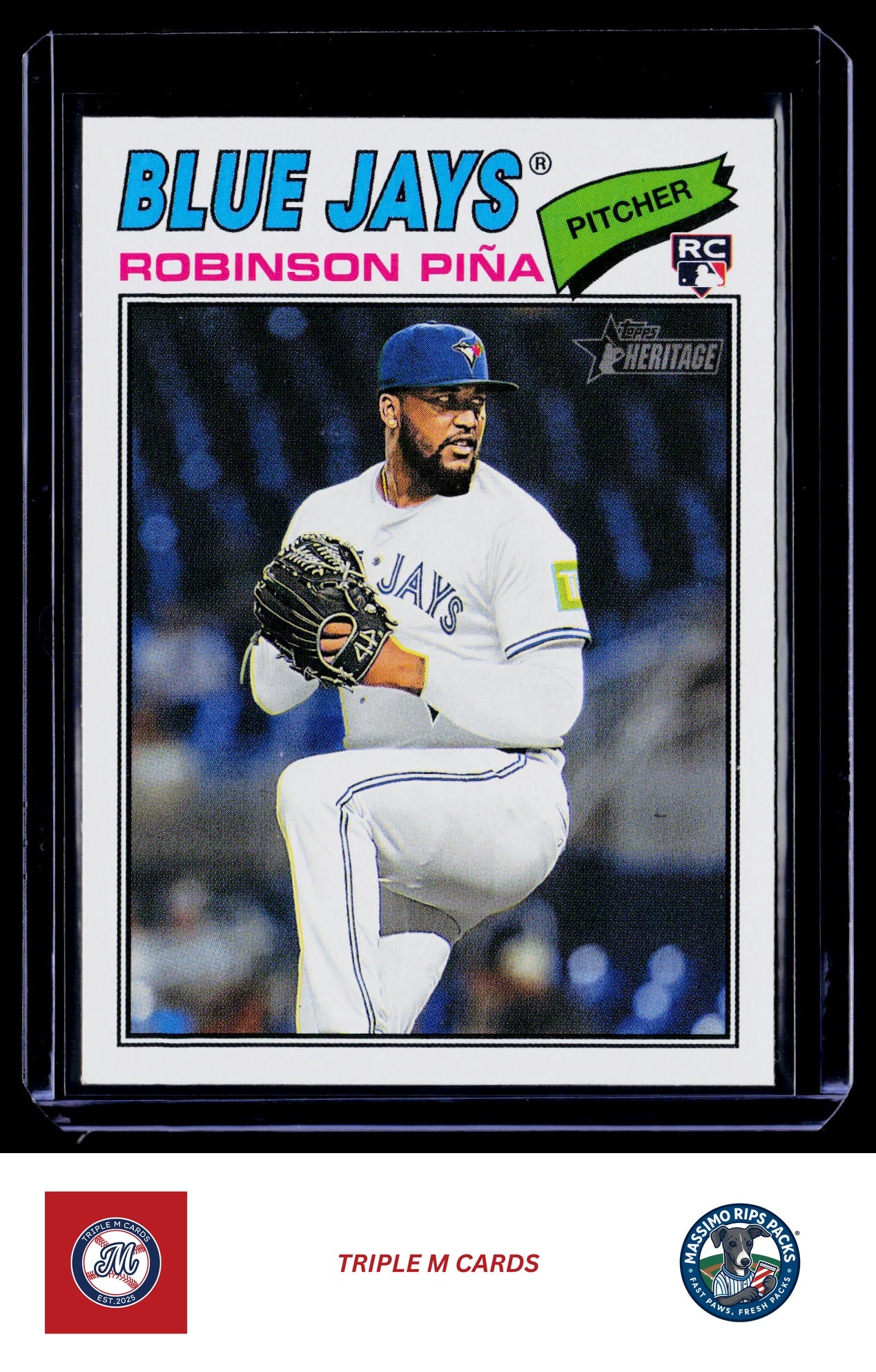 2026 Topps Heritage #315 Robinson Pina