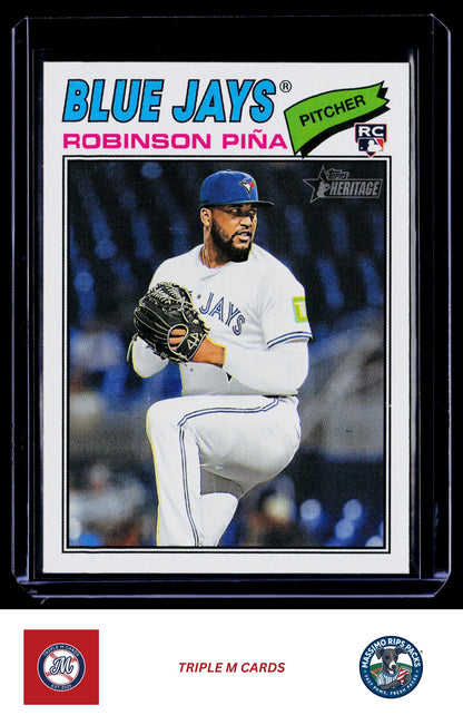 2026 Topps Heritage #315 Robinson Pina