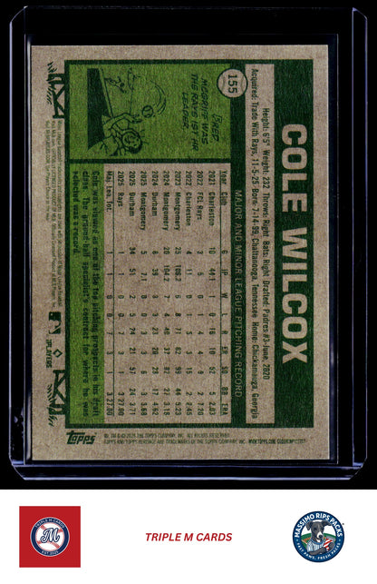 2026 Topps Heritage #155 Cole Wilcox