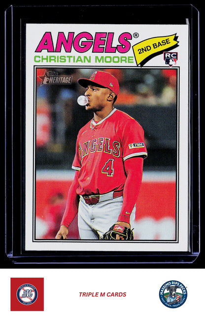 2026 Topps Heritage #249 Christian Moore