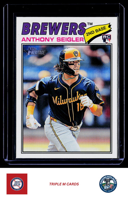 2026 Topps Heritage #128 Anthony Seigler