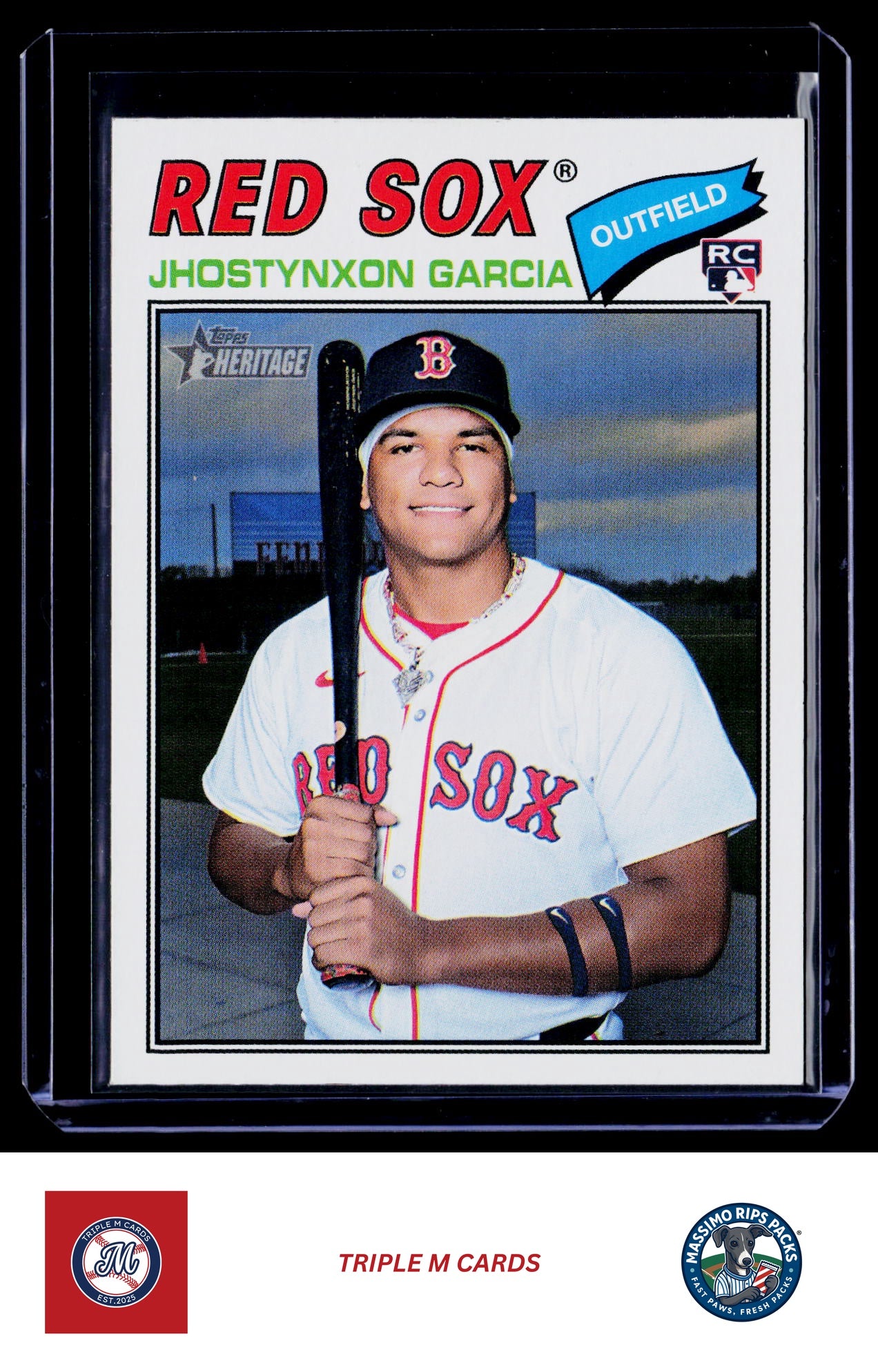 2026 Topps Heritage #112 Jhostynxon Garcia