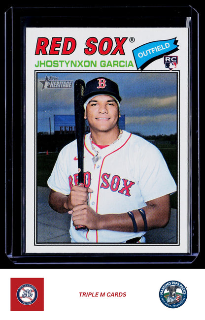 2026 Topps Heritage #112 Jhostynxon Garcia