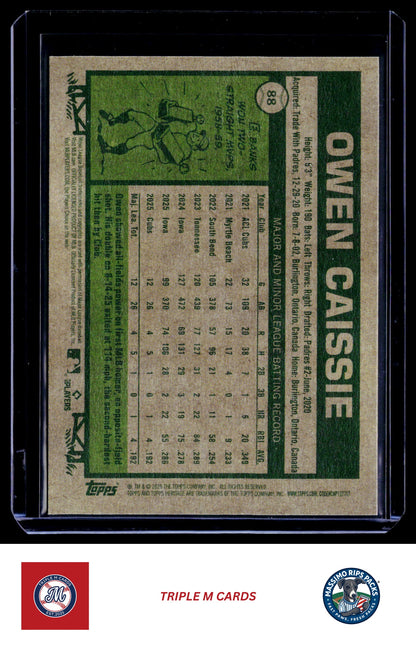 2026 Topps Heritage #88 Owen Caissie