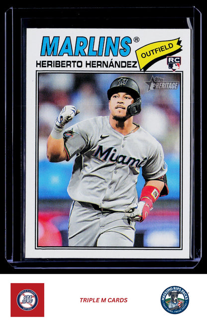 2026 Topps Heritage #323 Heriberto Hernández