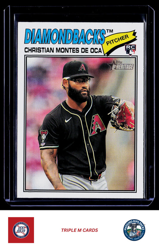 2026 Topps Heritage #205 Christian Montes De Oca