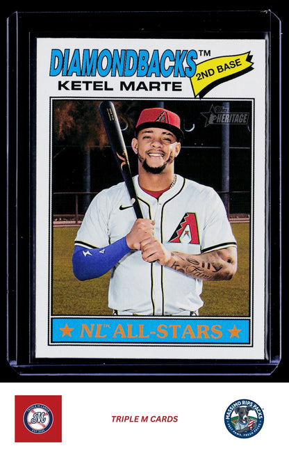 2026 Topps Heritage #220 Ketel Marte