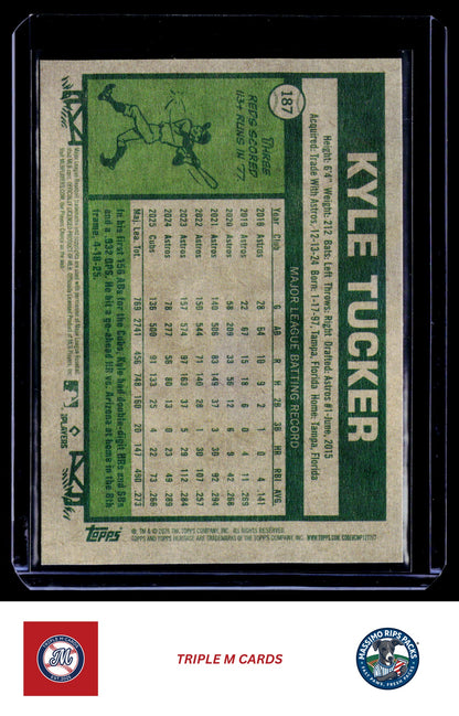 2026 Topps Heritage #187 Kyle Tucker