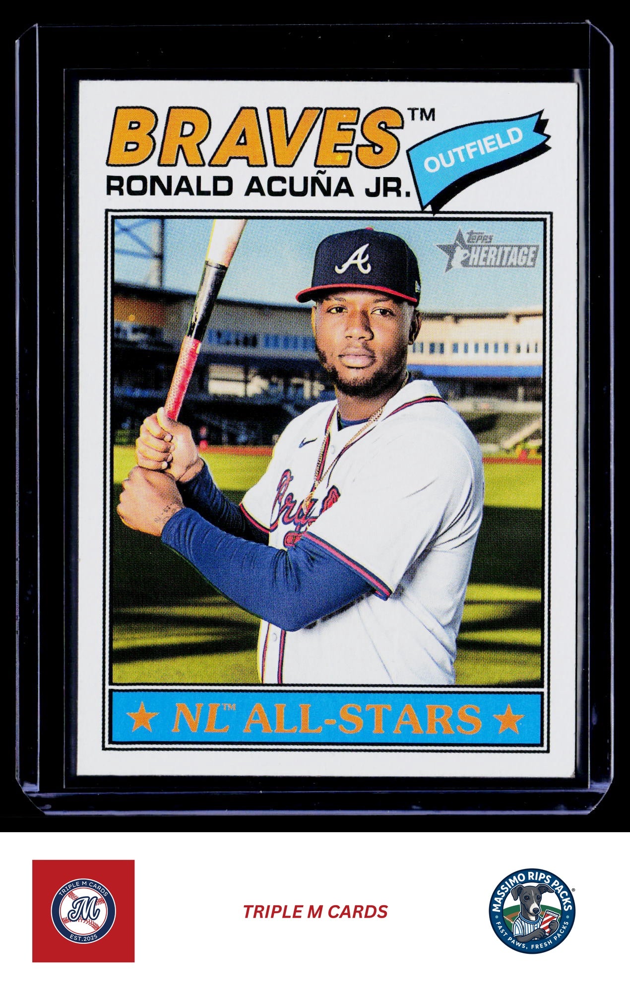 2026 Topps Heritage #55 Ronald Acuña Jr.