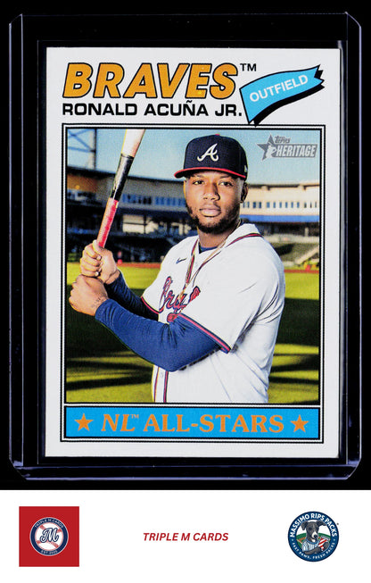 2026 Topps Heritage #55 Ronald Acuña Jr.