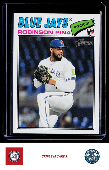 2026 Topps Heritage #315 Robinson Pina
