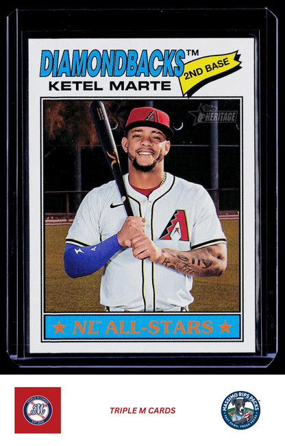 2026 Topps Heritage #220 Ketel Marte