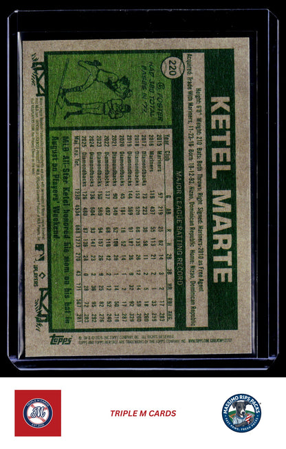 2026 Topps Heritage #220 Ketel Marte