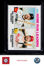 2026 Topps Heritage #2 2025 Home Run Leaders (Cal Raleigh / Kyle Schwarber)