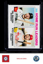 2026 Topps Heritage #2 2025 Home Run Leaders (Cal Raleigh / Kyle Schwarber)