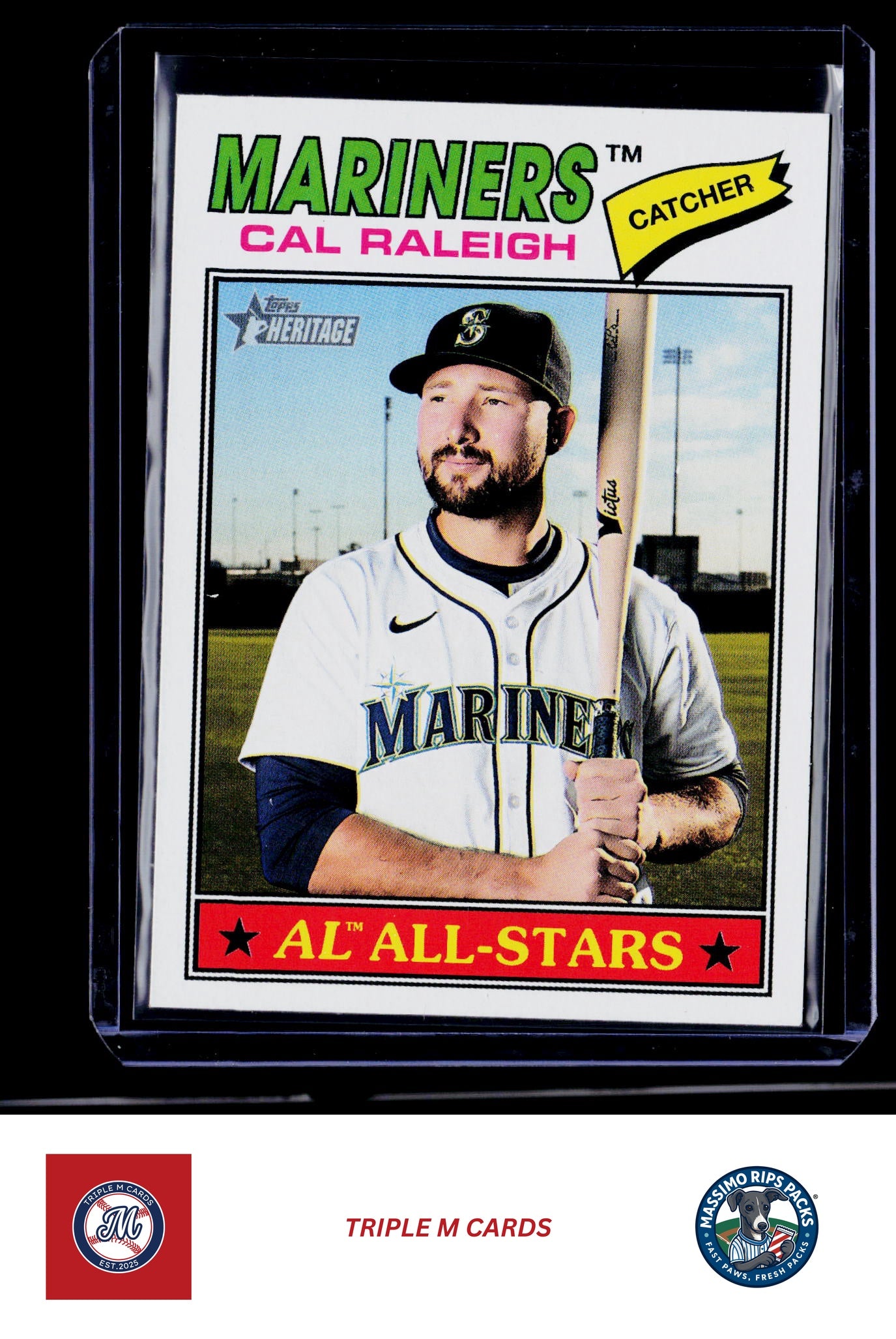 2026 Topps Heritage #269 Cal Raleigh