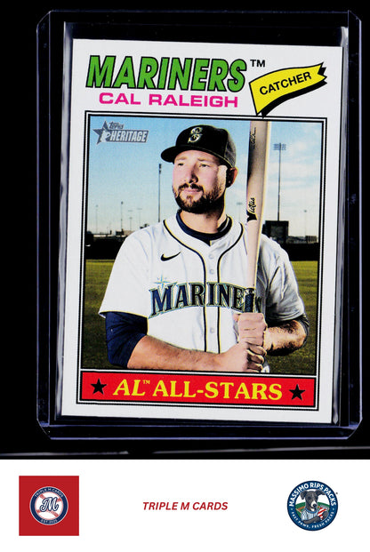 2026 Topps Heritage #269 Cal Raleigh