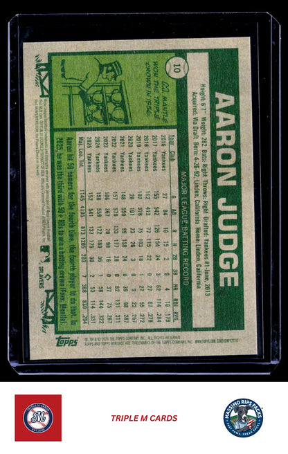2026 Topps Heritage #10 Aaron Judge