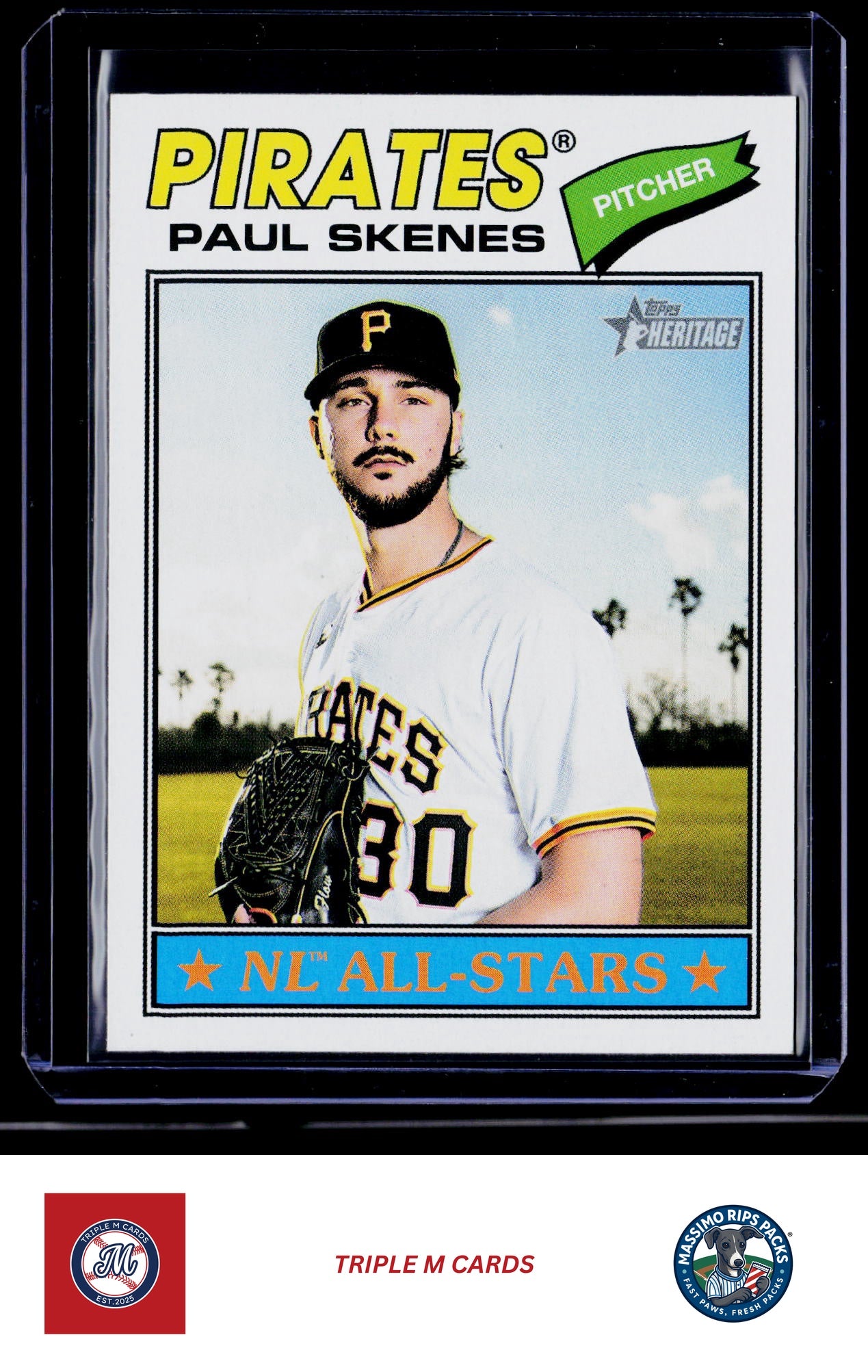 2026 Topps Heritage #33 Paul Skenes