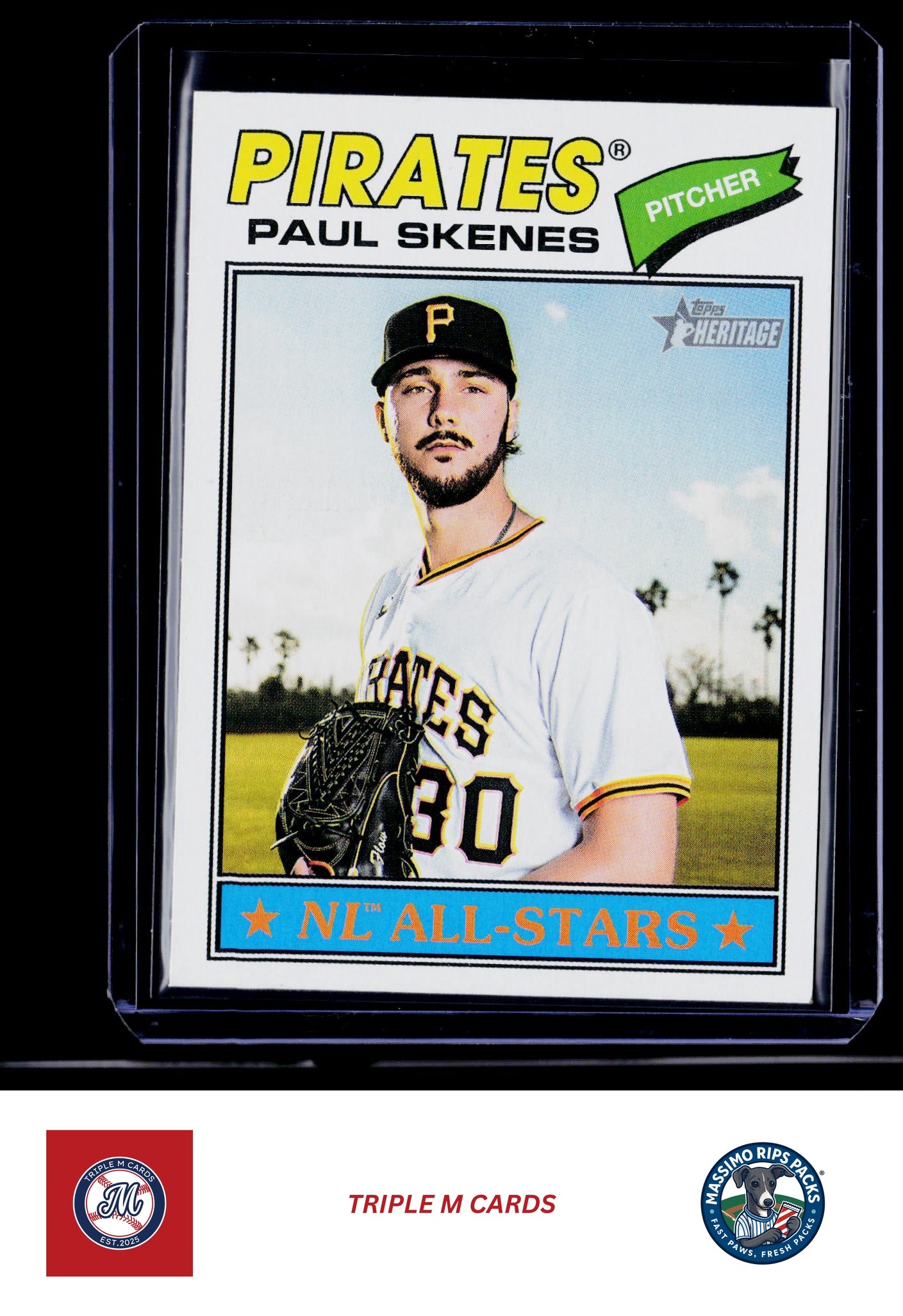 2026 Topps Heritage #33 Paul Skenes