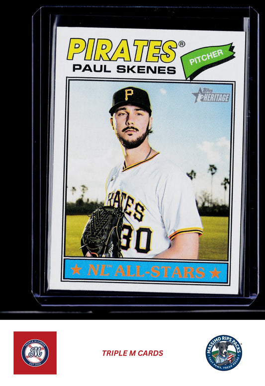 2026 Topps Heritage #33 Paul Skenes