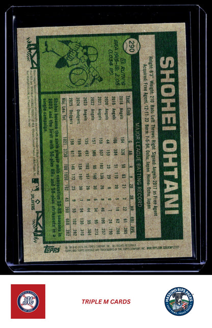 2026 Topps Heritage #290 Shohei Ohtani