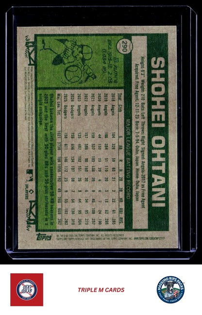 2026 Topps Heritage #290 Shohei Ohtani