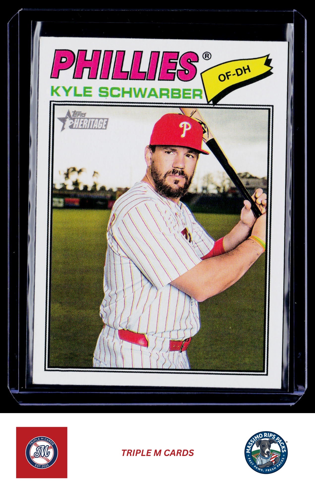 2026 Topps Heritage #159 Kyle Schwarber