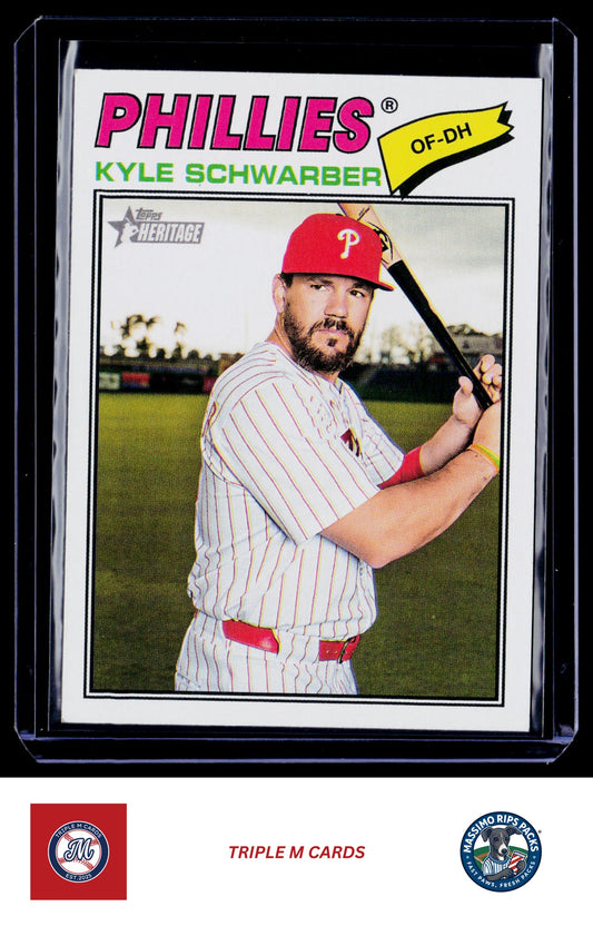2026 Topps Heritage #159 Kyle Schwarber