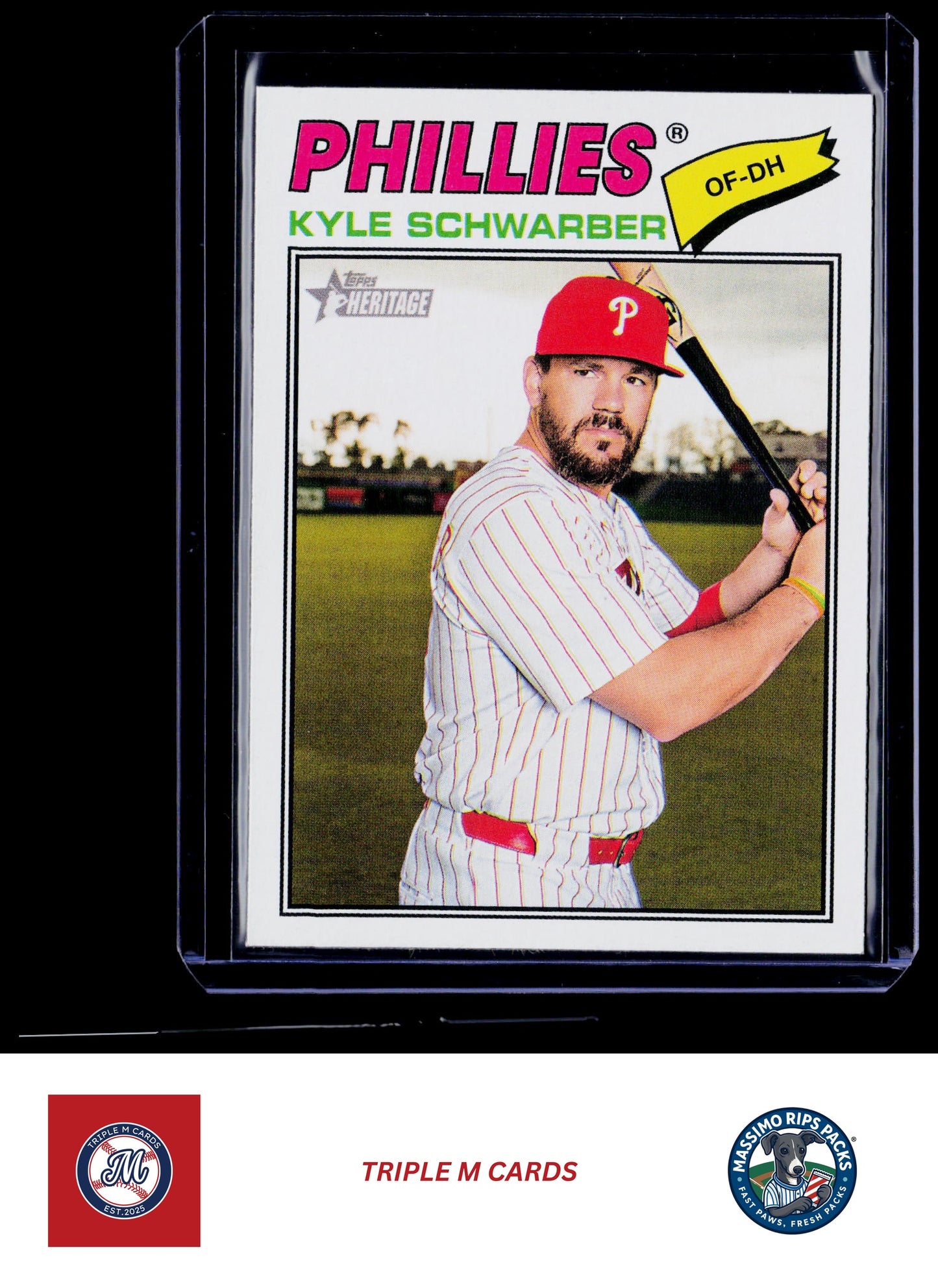 2026 Topps Heritage #159 Kyle Schwarber