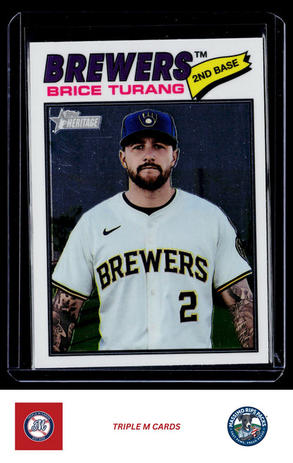 2026 Topps Heritage #325 Brice Turang
