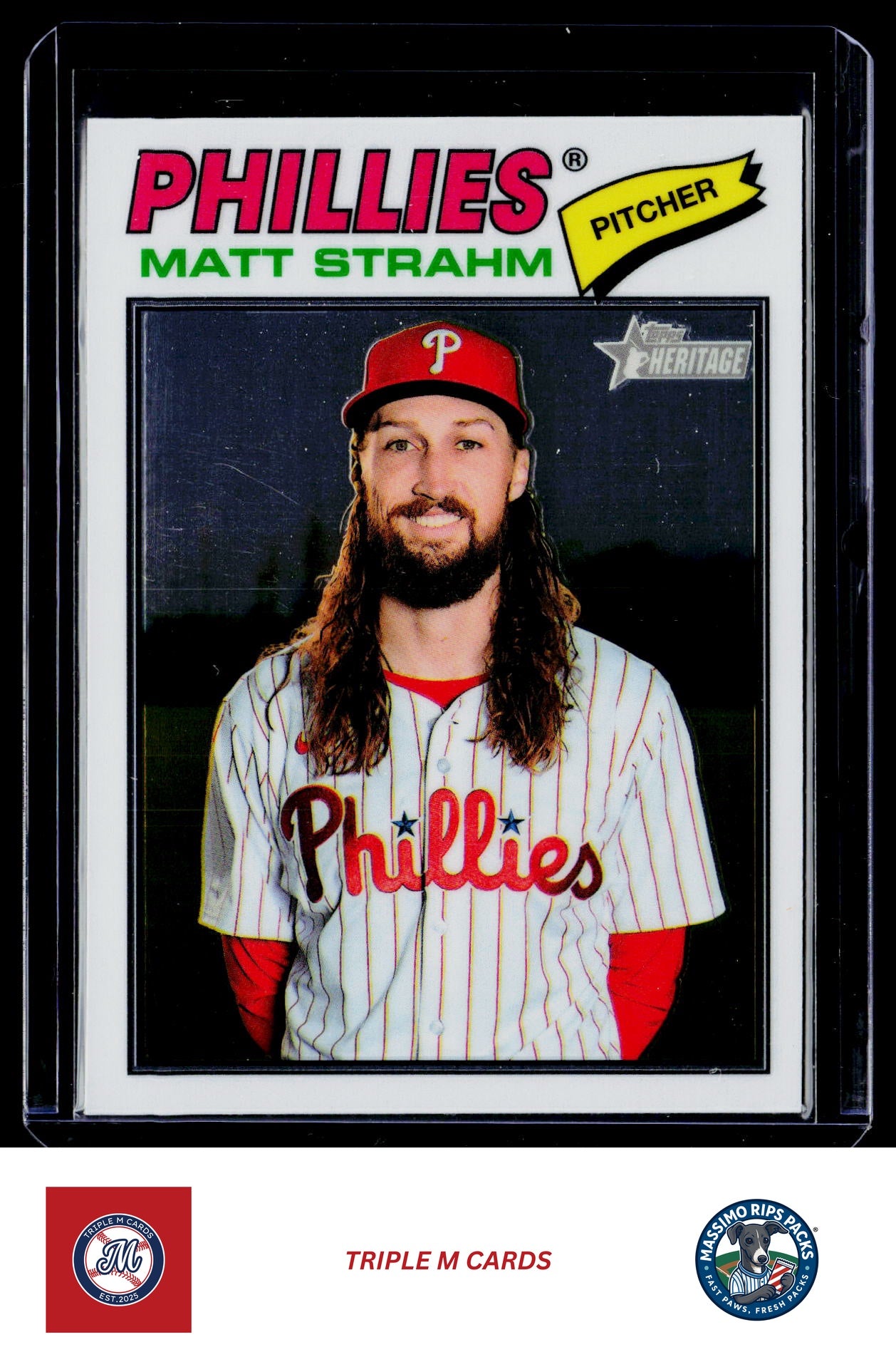 2026 Topps Heritage #193 Matt Strahm