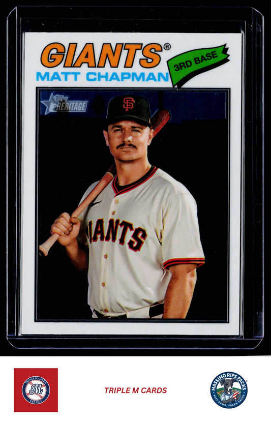 2026 Topps Heritage #114 Matt Chapman