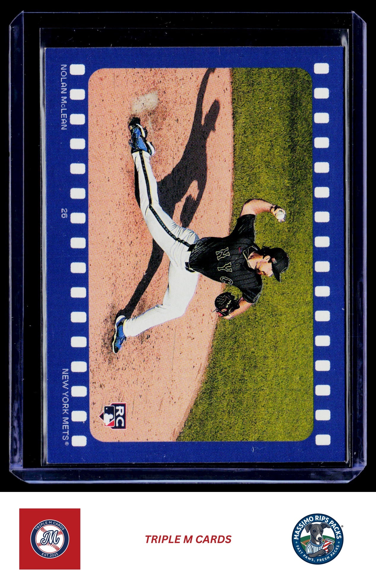 2026 Topps Heritage #RA-NM Nolan McLean Ready, and Action!