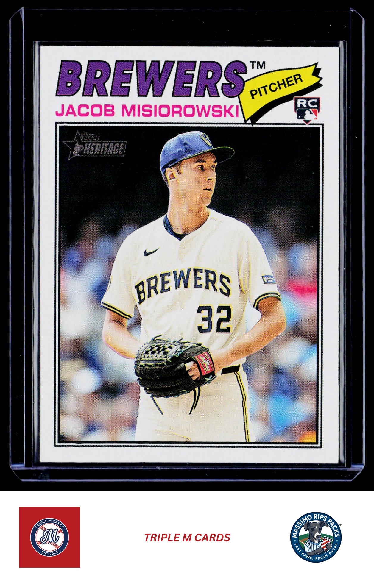 2026 Topps Heritage #144 Jacob Misiorowski