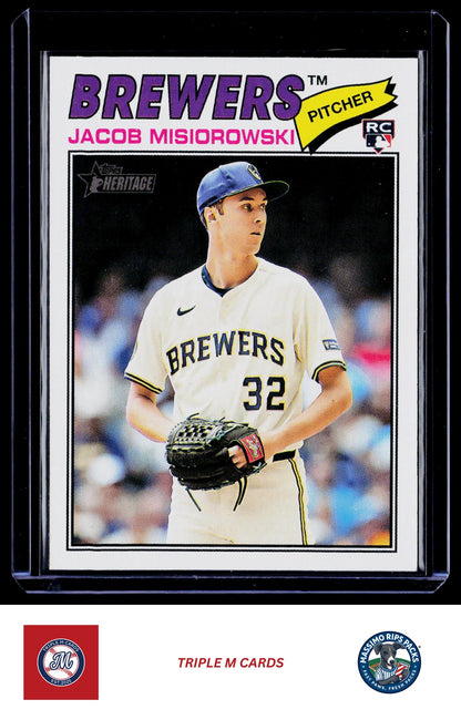 2026 Topps Heritage #144 Jacob Misiorowski
