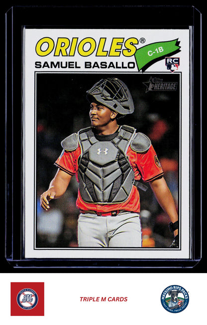 2026 Topps Heritage #175 Samuel Basallo