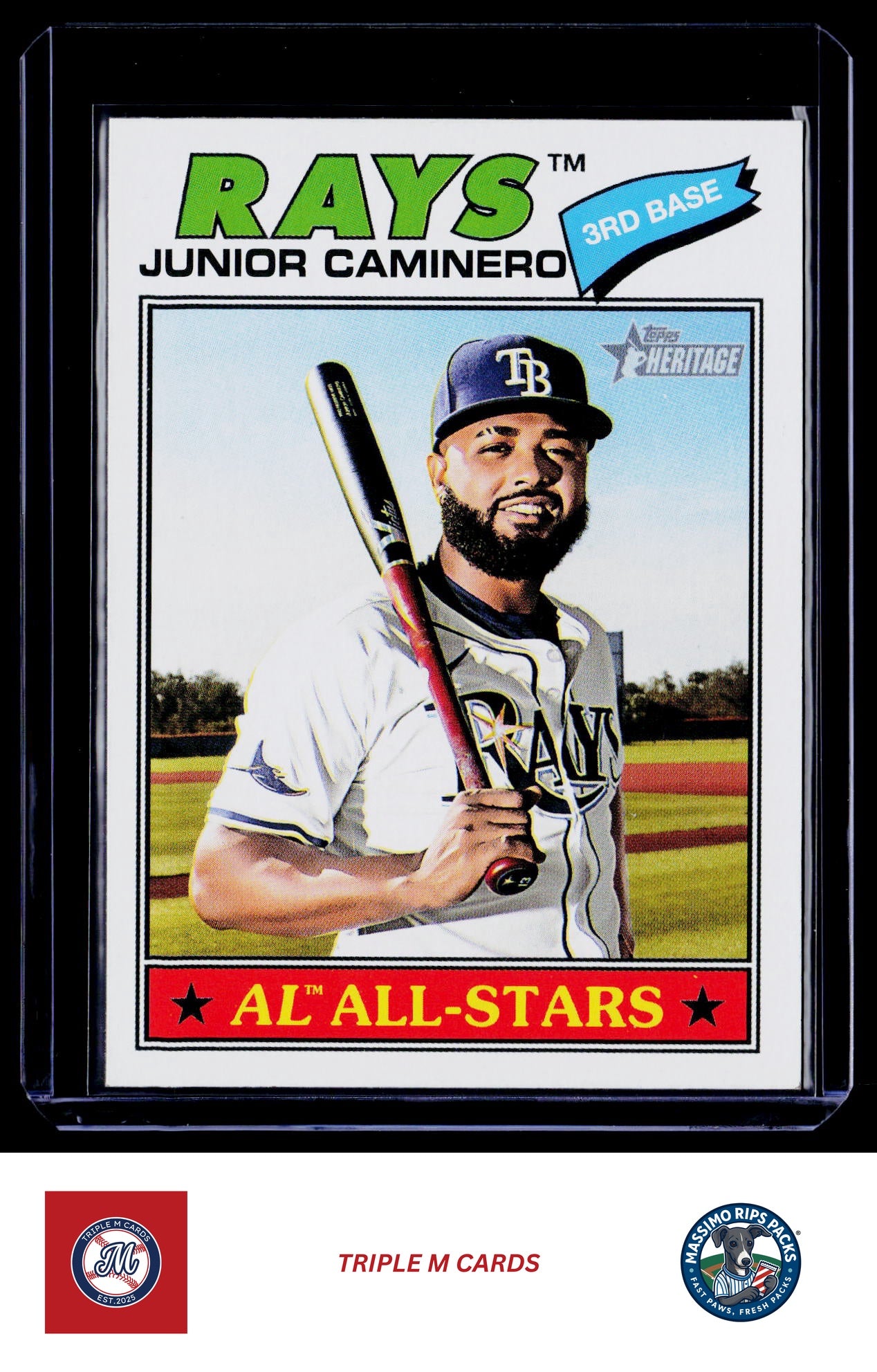 2026 Topps Heritage #380 Junior Caminero